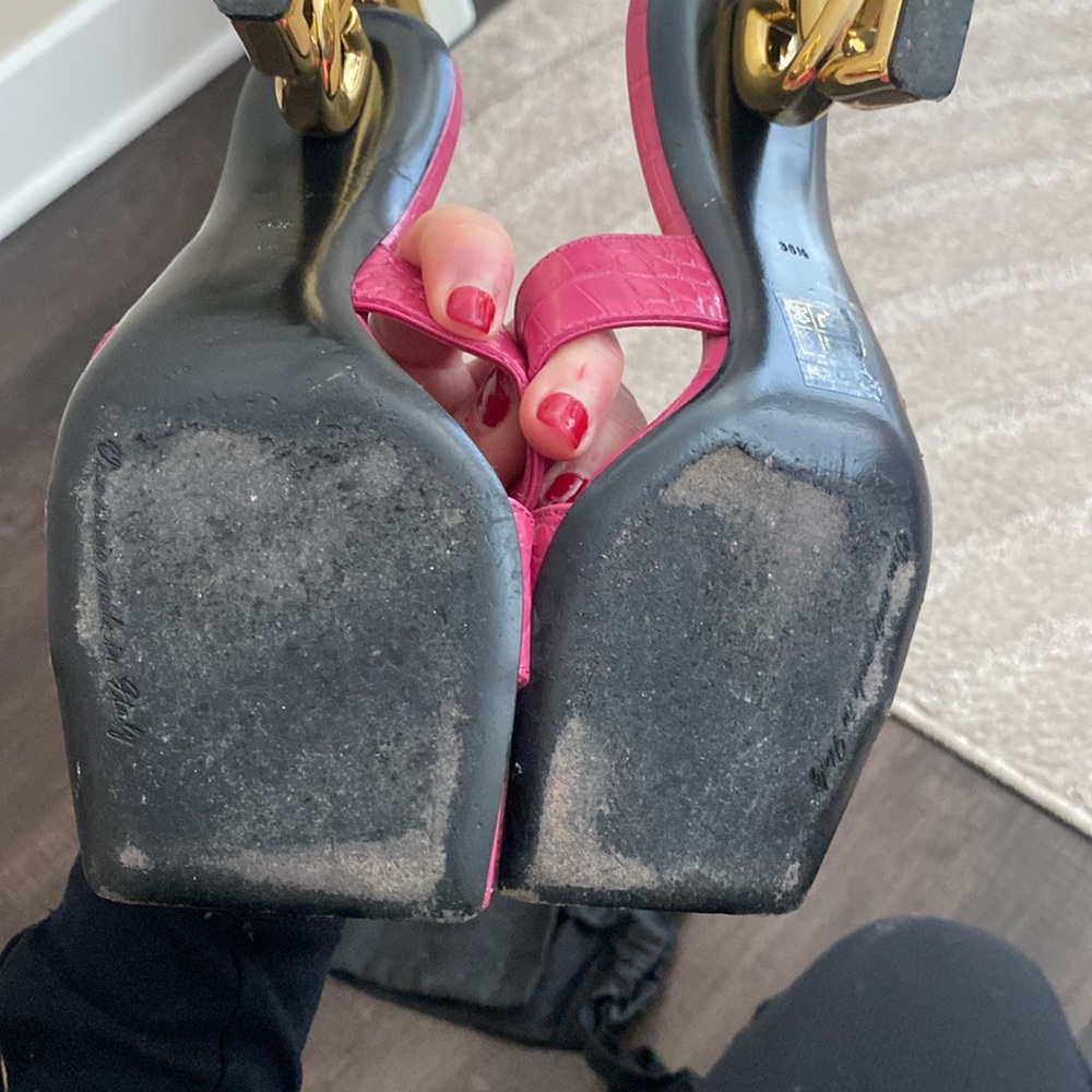 Dolce & Gabbana Pink Women's Heeled Sandals - Picture 4 of 5
